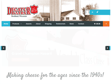 Tablet Screenshot of decaturdairy.com